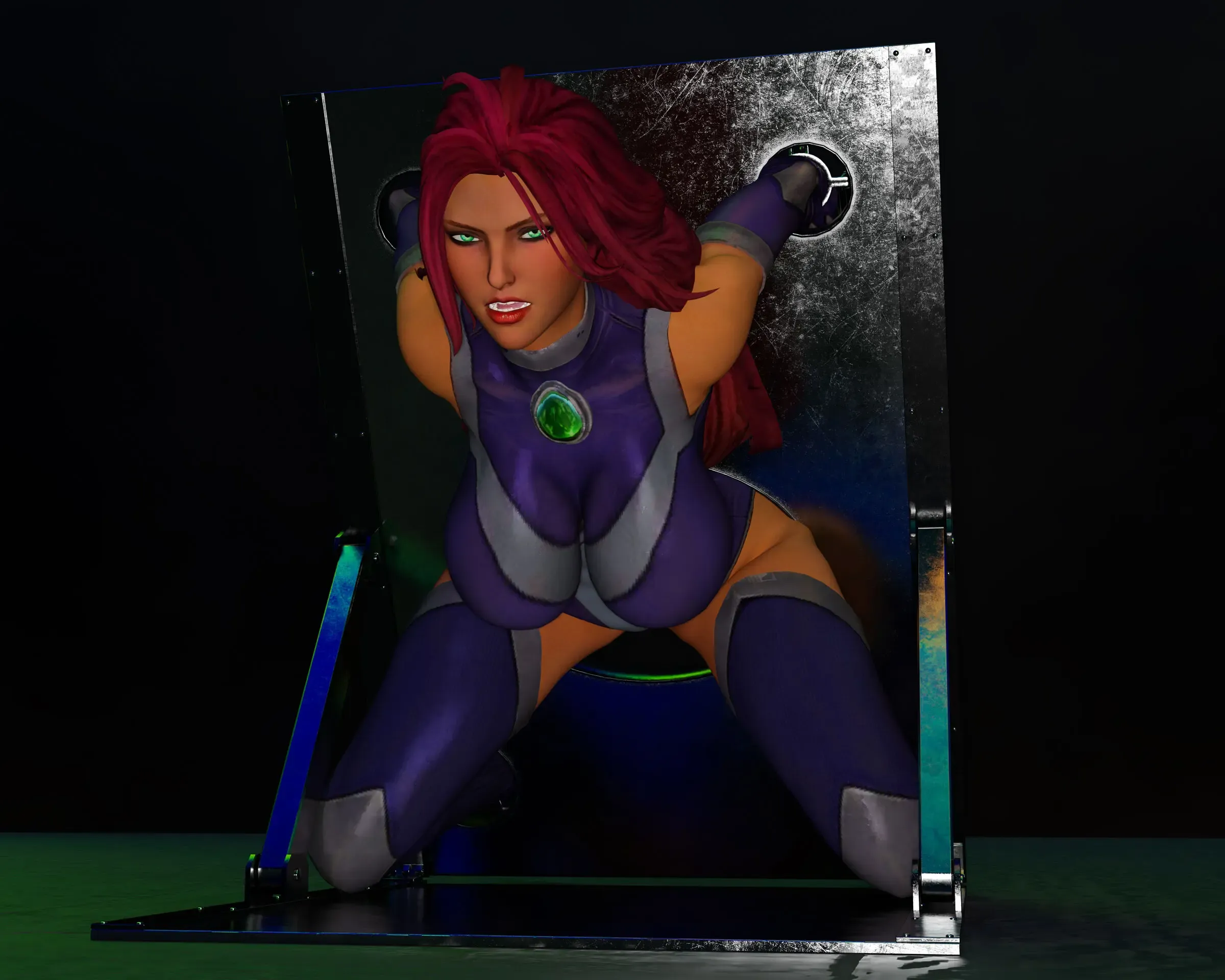 Starfire Captured and Used