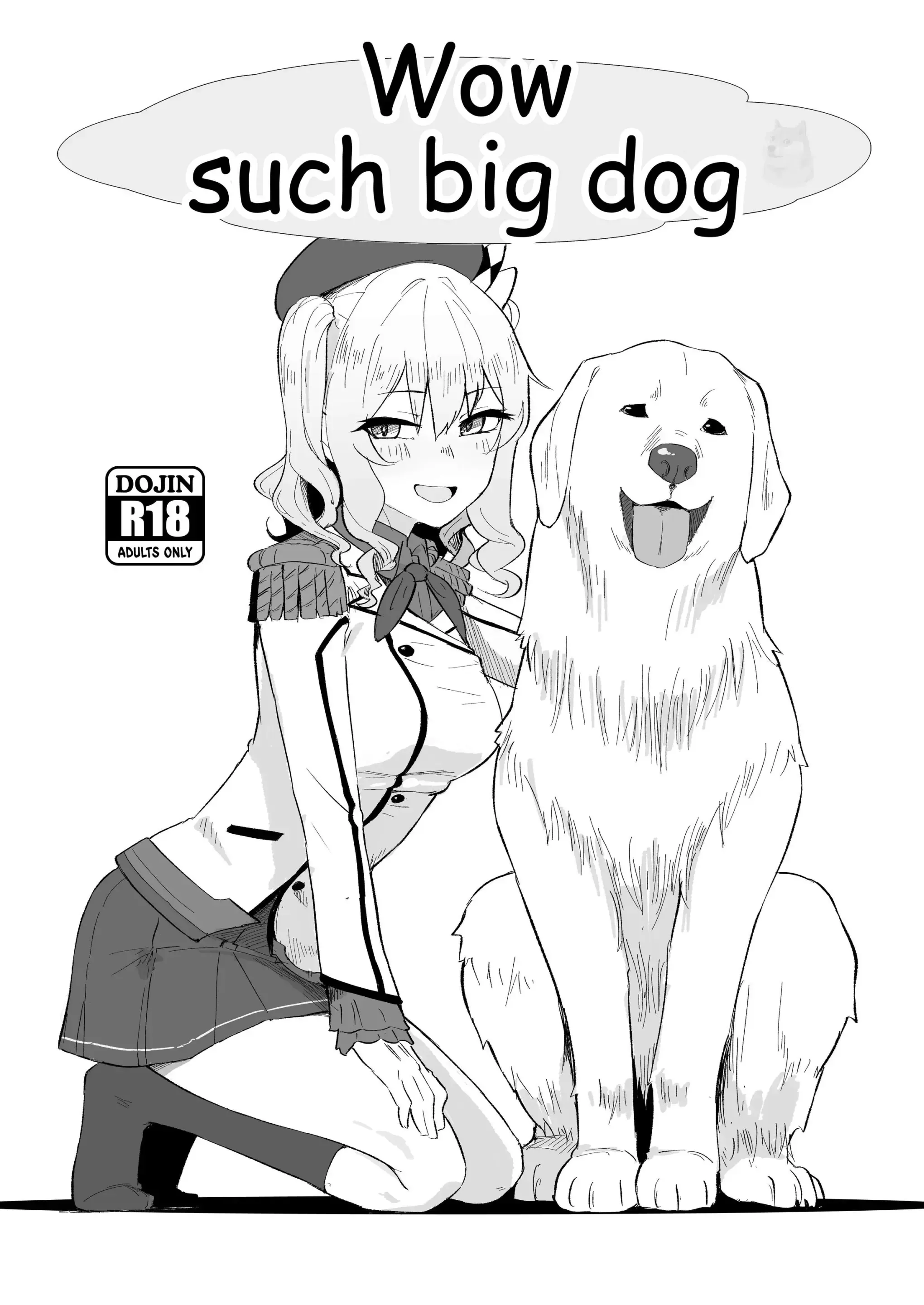 Ooki Wan-chan desu ne! (Kantai Collection -KanColle-) | Wow such big dog